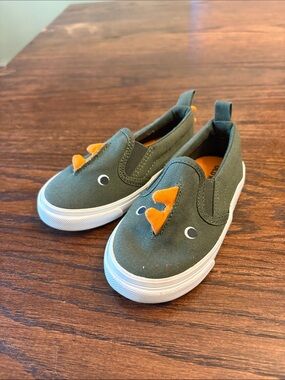 Old Navy Toddler Dinosaur Boat Shoes Size 5